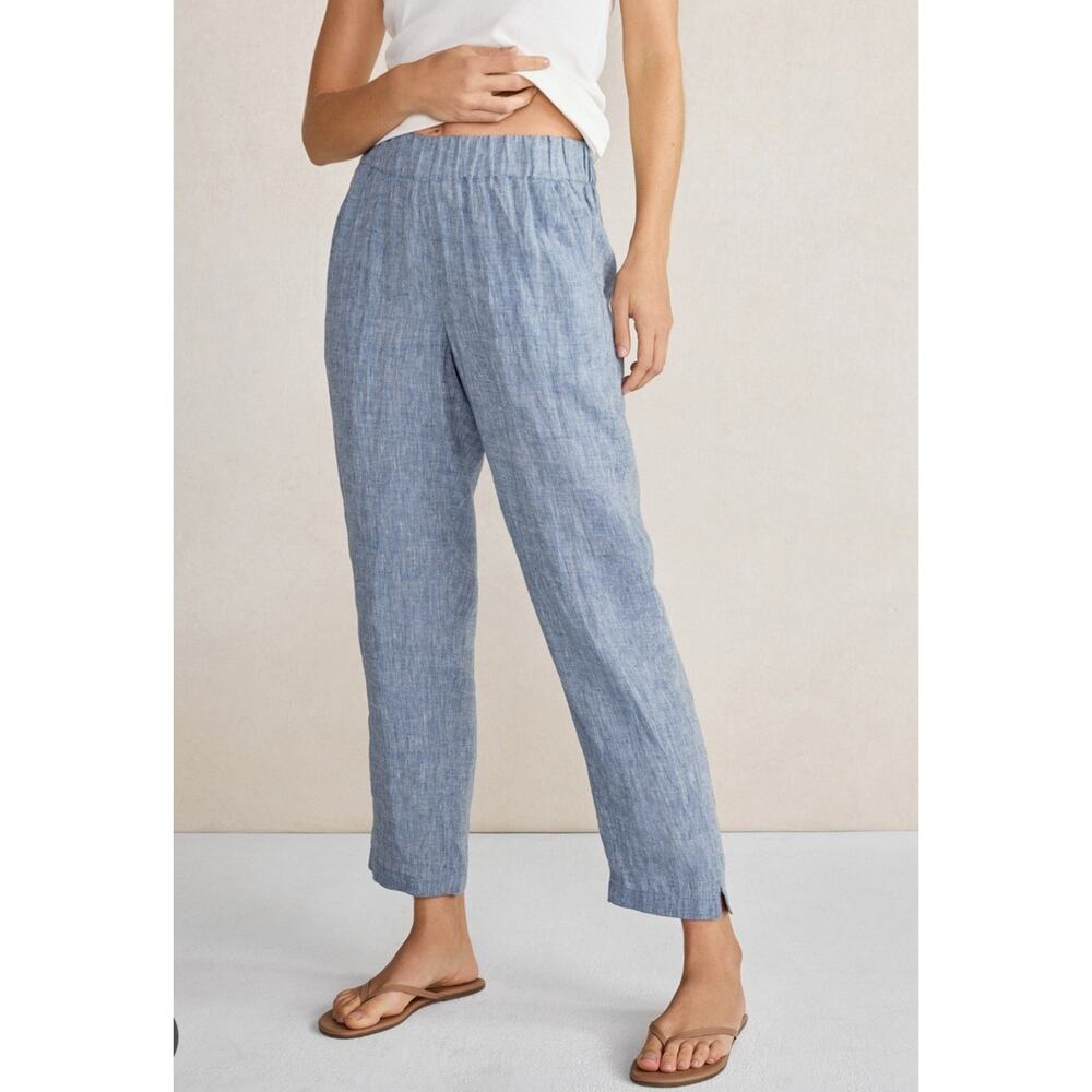 Haven Well Within Women's Size SLinen Tapered Pants 100% Linen